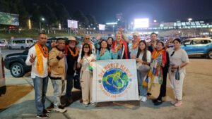 Team of the III World March for Peace and NonViolence entered Nepal